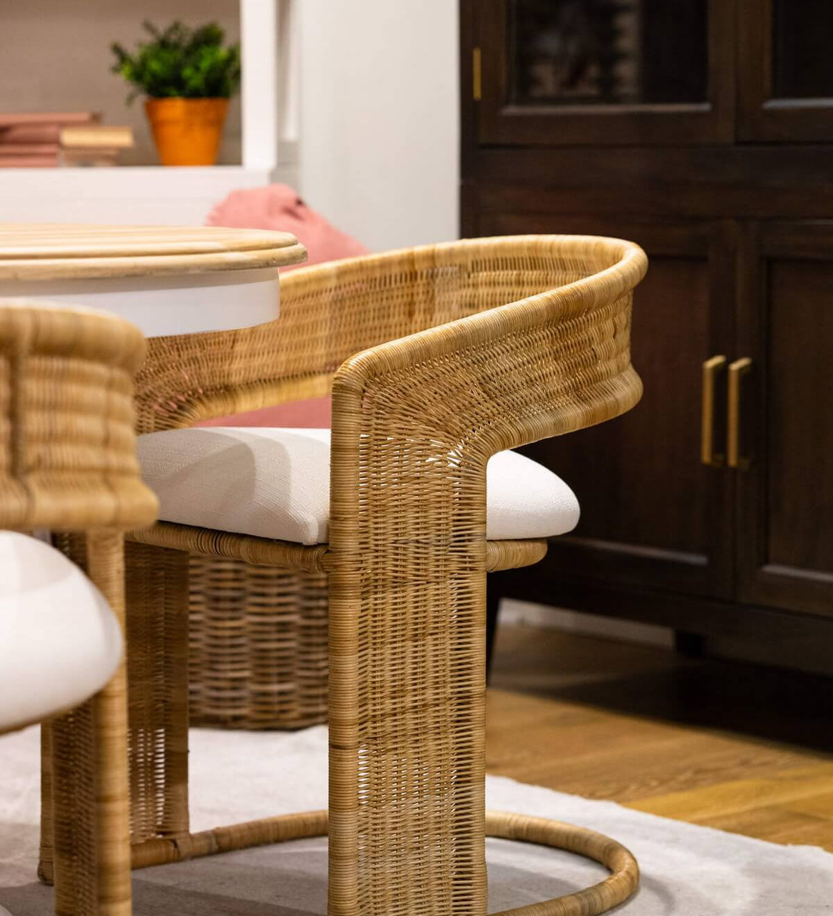 Hattie Rattan Dining Chair – view 2