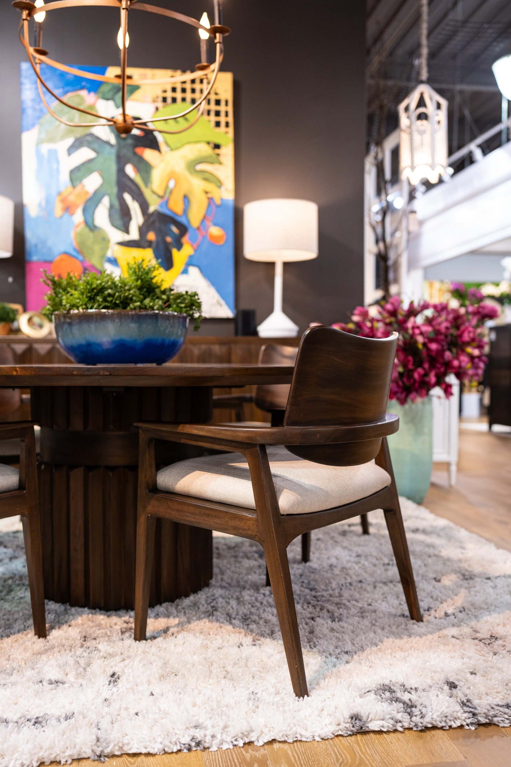 Cole Round Dining Table FURNITURE - dining table Bramble