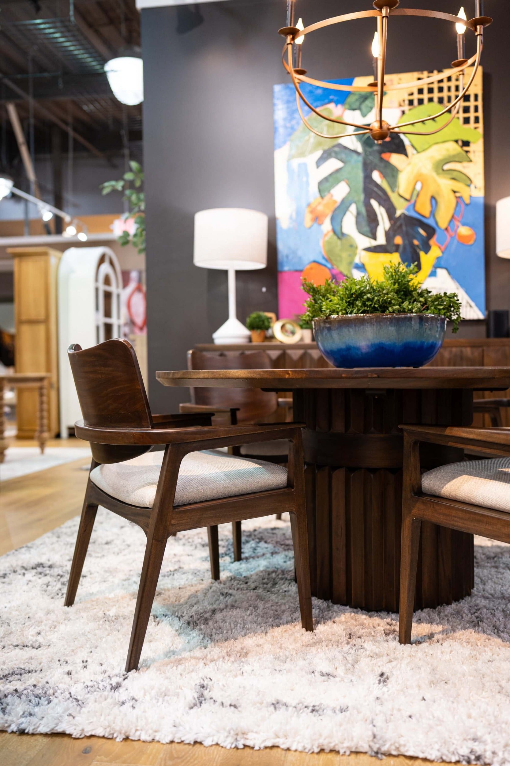 Cole Round Dining Table FURNITURE - dining table Bramble