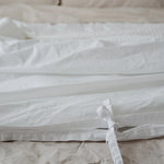 White Turkish Cotton Duvet Cover - Rug & Weave