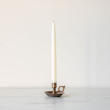 Antiqued Brass Candle Holder - Rug & Weave