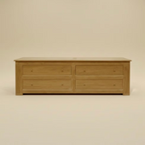 Wilks Reclaimed Wood Sideboard FURNITURE - console table Hauer Market Natural