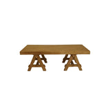 Bogart Reclaimed Wood Coffee Table 4 - a - FURNITURE - coffee table - rectangle Hauer Market Natural 48"