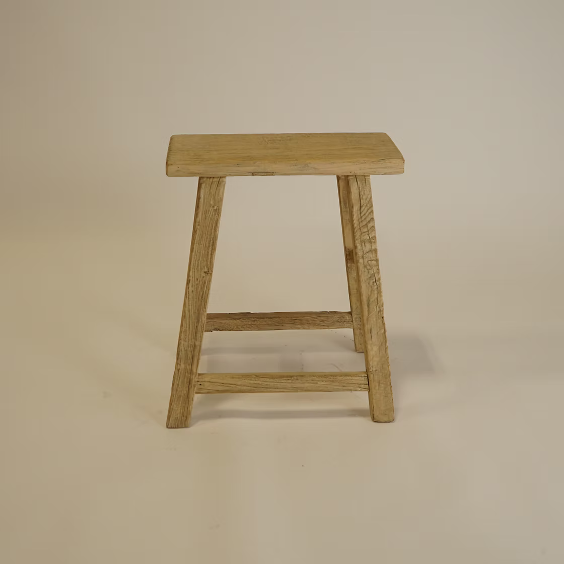 Daisy Reclaimed Elm Wood Accent Table/Stool 0-VINTAGE - stool Hauer Market Natural