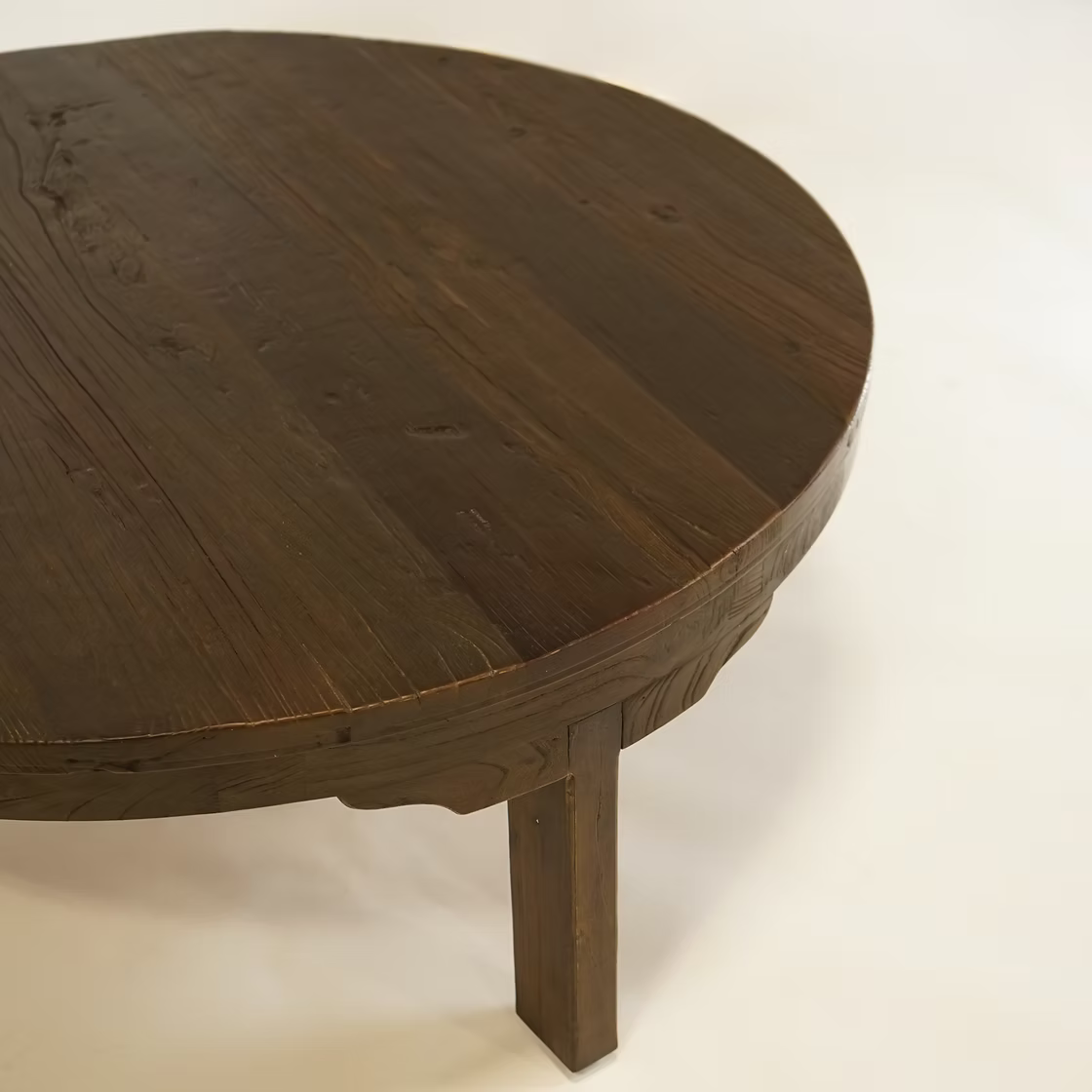 Freya Reclaimed Wood Coffee Table 4 - a - FURNITURE - Coffee Table - Round Hauer Market