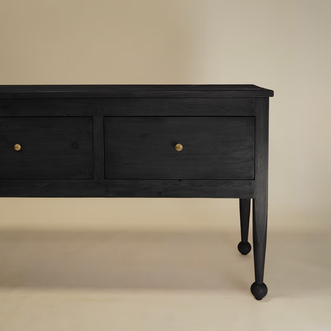 Margot Reclaimed Wood Console Table 21 - FURNITURE - console table Hauer Market Black