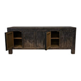 Bowie Weathered Black Sideboard 7 - FURNITURE - sideboard/cabinet Hauer Market