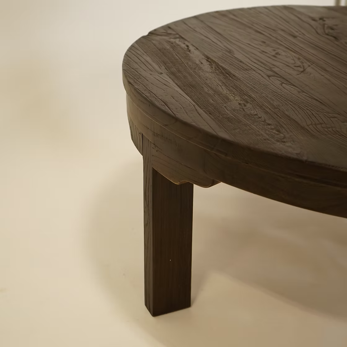 Freya Reclaimed Wood Coffee Table 4 - a - FURNITURE - Coffee Table - Round Hauer Market