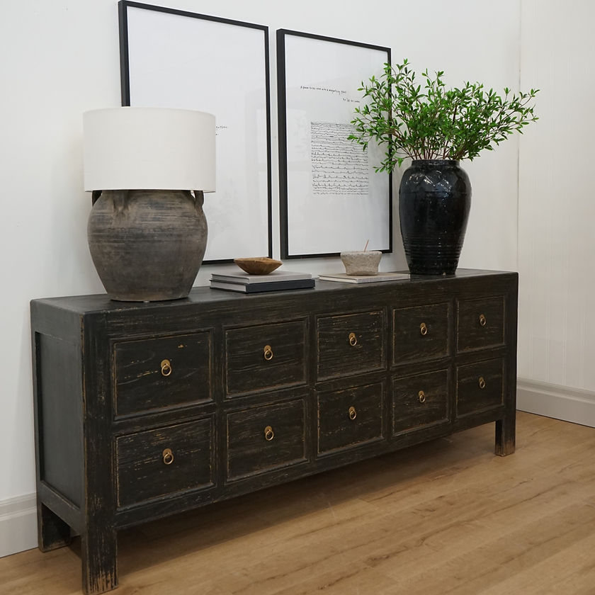 Reid 10 drawer Reclaimed Wood Sideboard 7 - FURNITURE - sideboard/cabinet Hauer Market