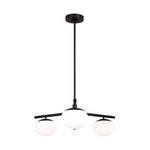 Lune Semi-Flush Mount LIGHTING - flush mount Visual Comfort Aged Iron