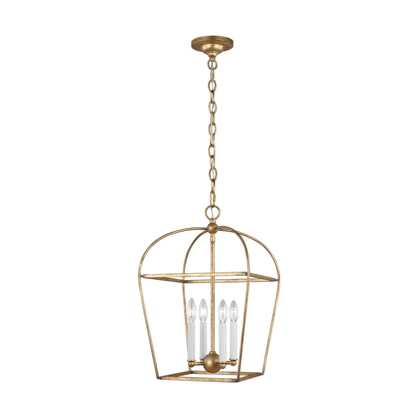 Stonington Small Lantern LIGHTING - chandelier Visual Comfort Antique Gild