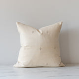 Cream Tussar Pillow Cover