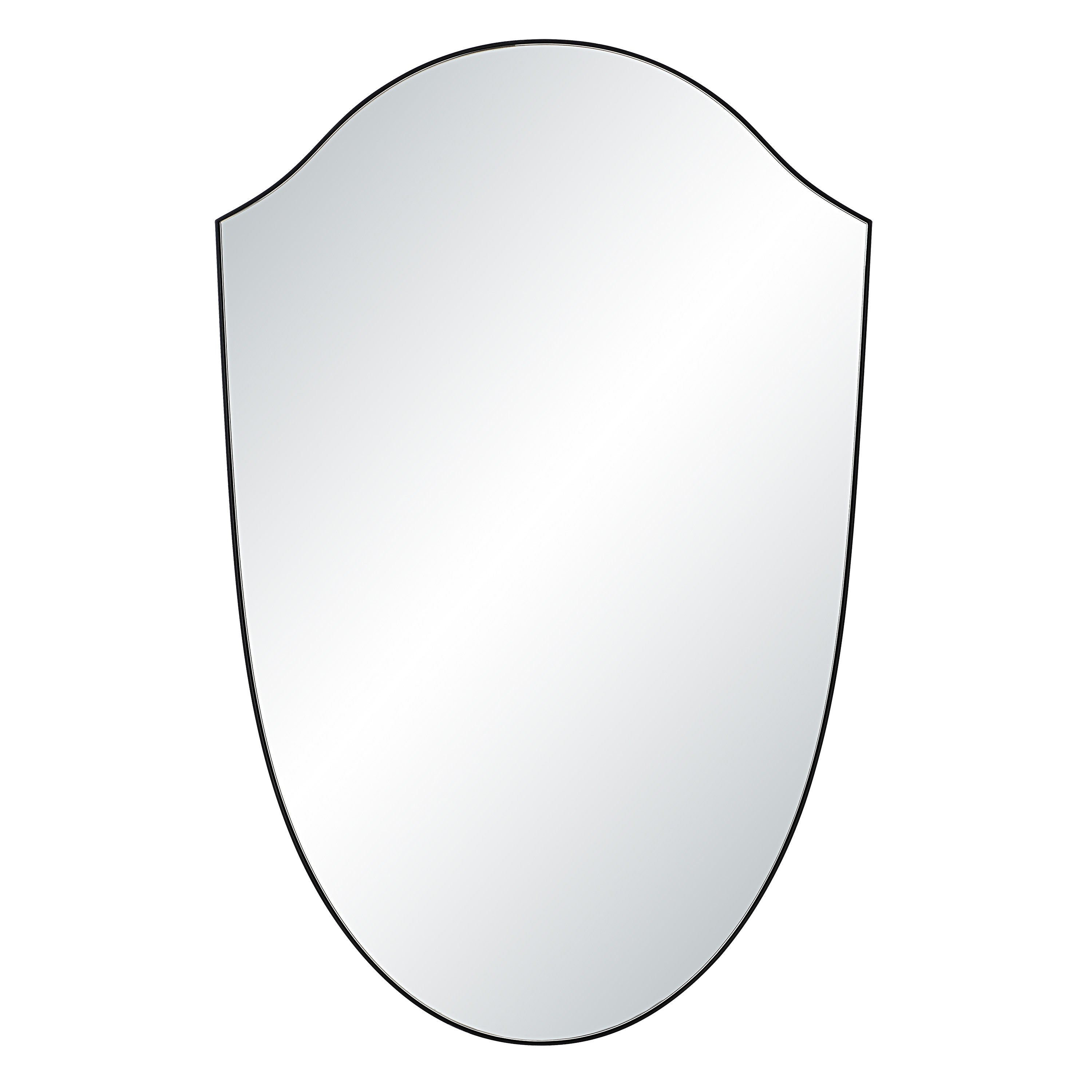 Ryland Wall Mirror, Matte Black