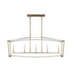 Thayer Linear Chandelier LIGHTING - chandelier Visual Comfort Antique Gild