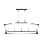 Thayer Linear Chandelier LIGHTING - chandelier Visual Comfort Smith Steel