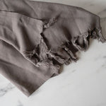 Turkish Cotton Hand Towel hand towel House of Jude Charcoal