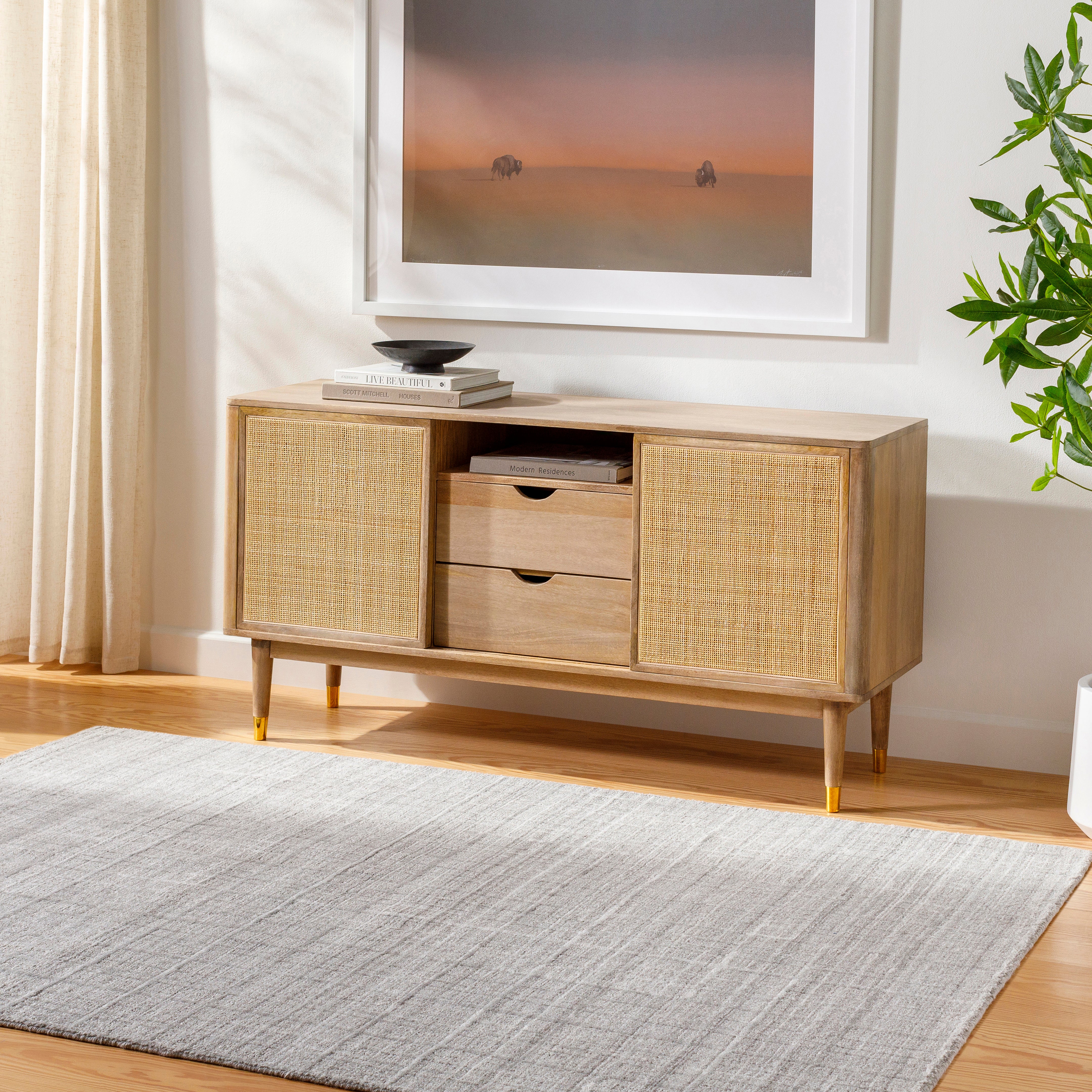 Fresco Stone Hand Loomed Rug RUGS - synthetic Surya