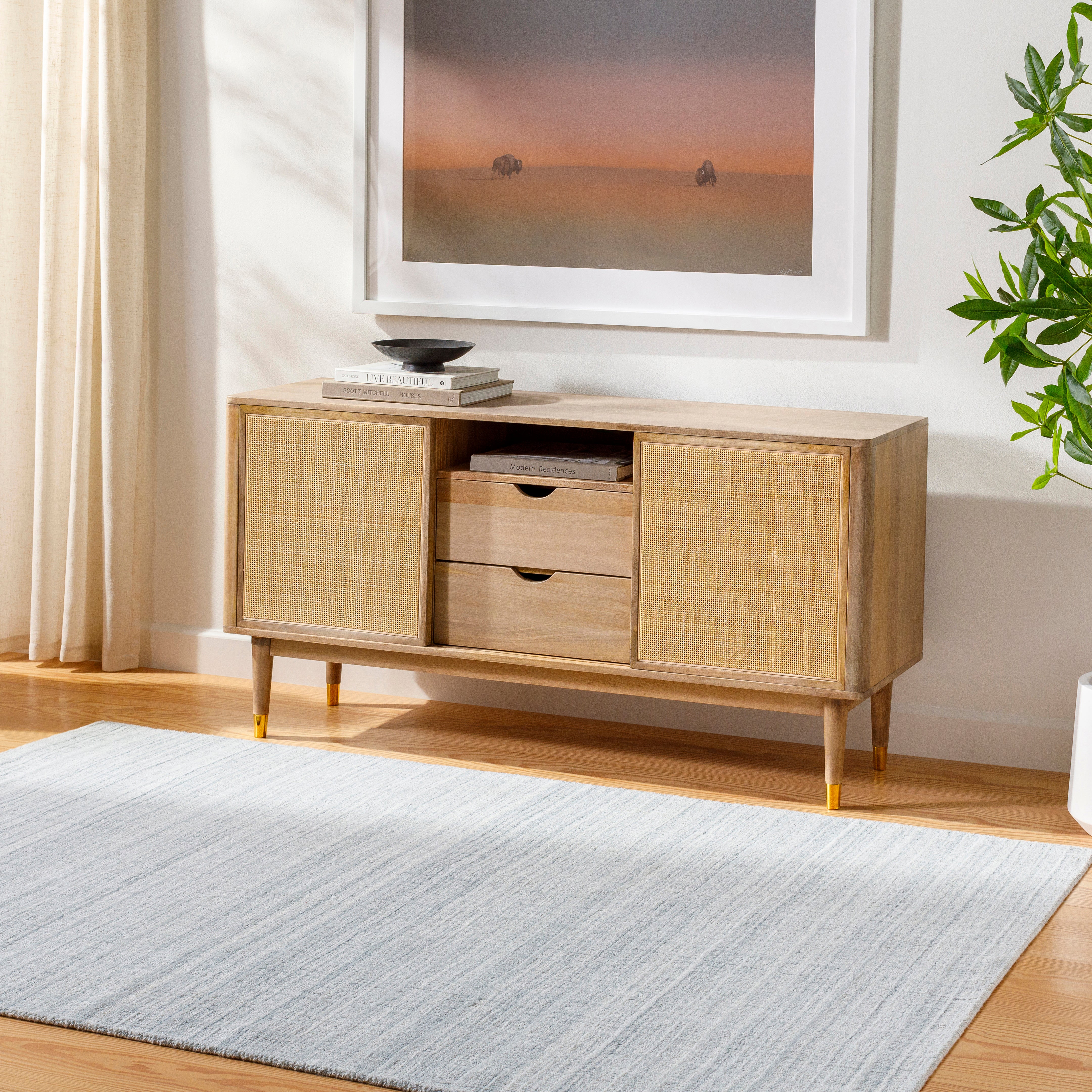 Fresco Sky Hand Loomed Rug RUGS - synthetic Surya