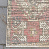 1'4" x 3' Vintage Oushak Rug