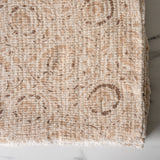 Brown Botanical Print Throw Blanket - Rug & Weave