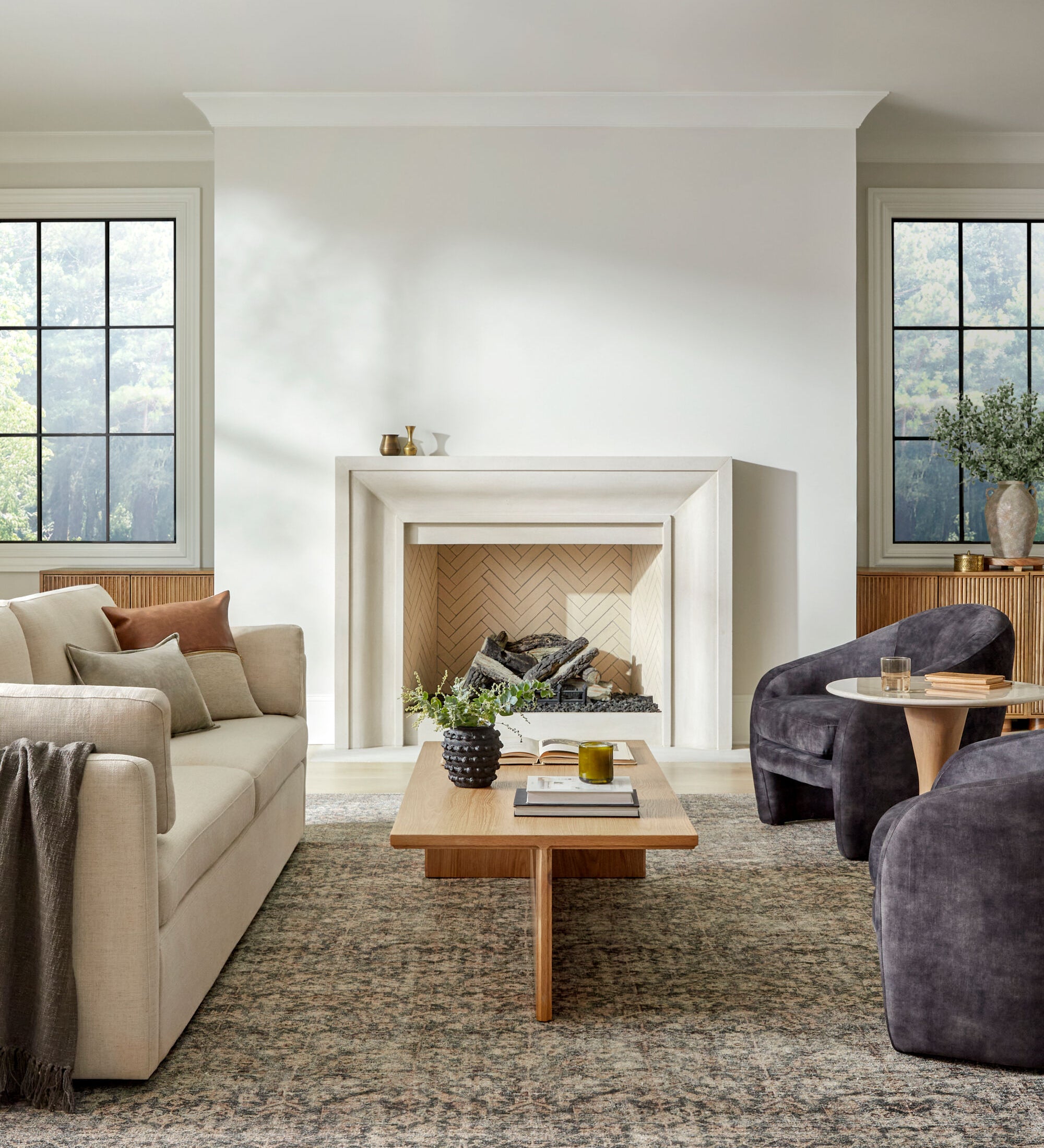 Collins Avenue Laurel Bark Rug – view 2