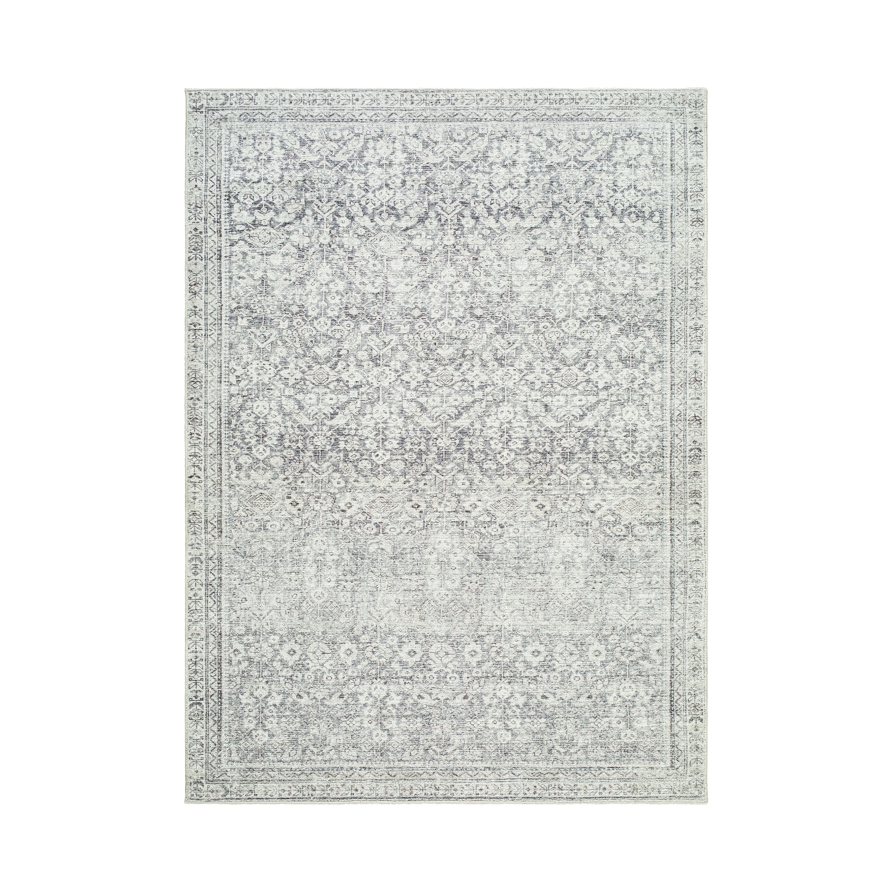Collins Avenue Grey / Charcoal Rug RUGS - synthetic Surya