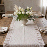 R&W made - Ruffle Table Runner