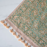 Floral Printed Tea Towels with Tassel - Rug & Weave