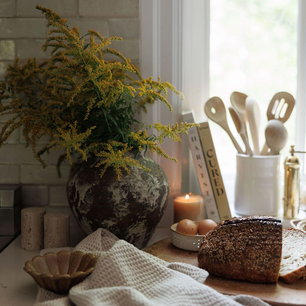 Travertine Salt & Pepper Shakers - Rug & Weave