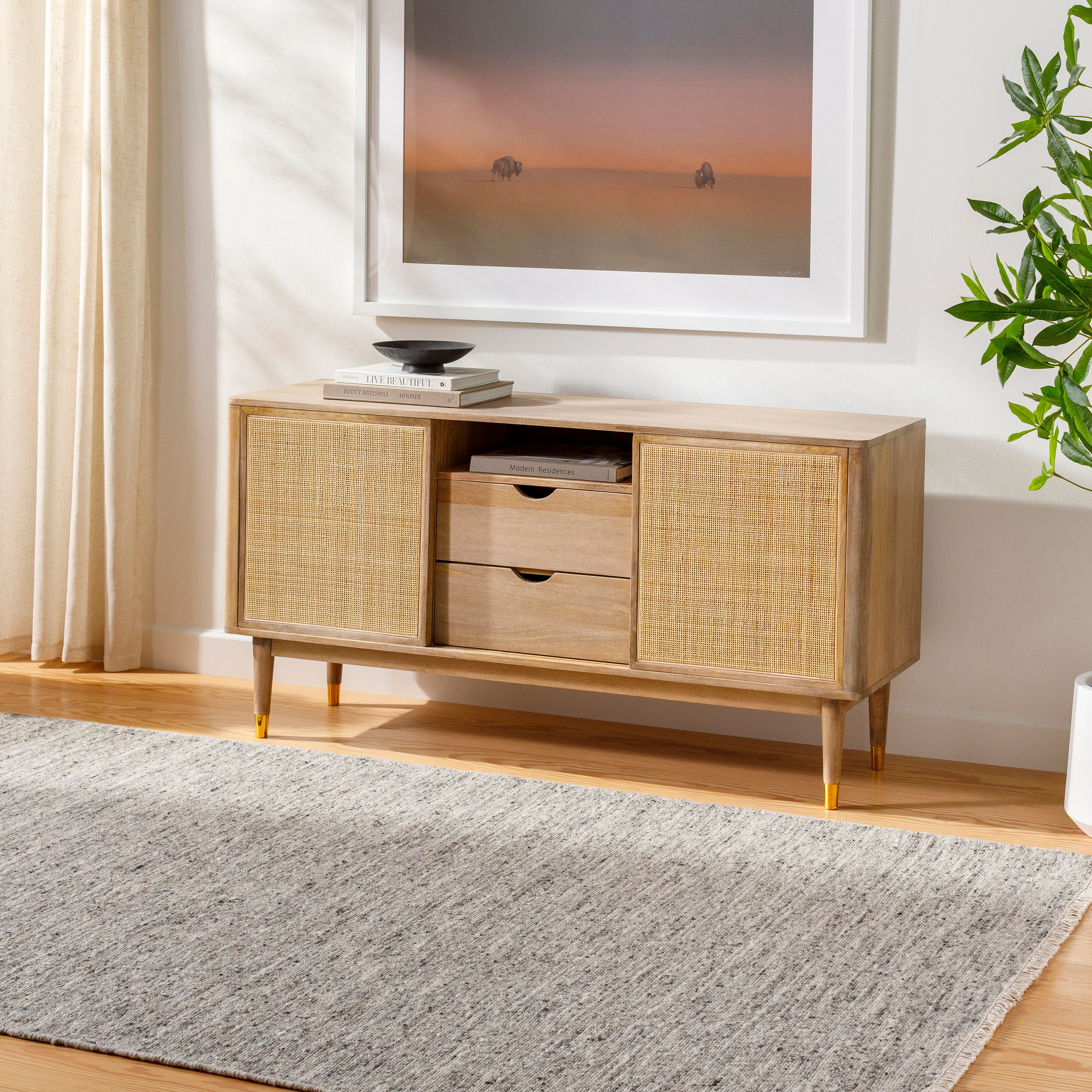 Hampton Grey / Slate Rug – view 2