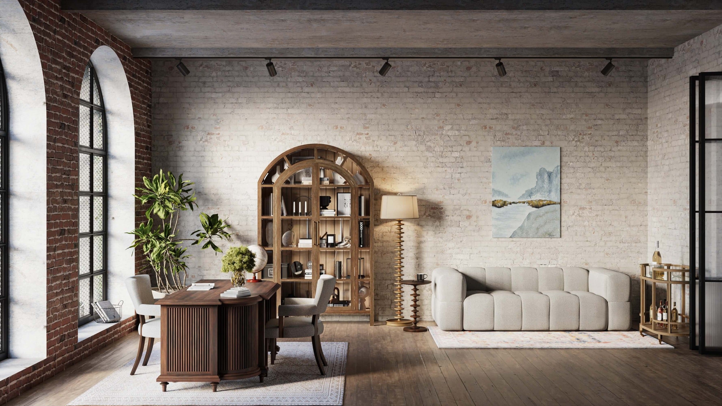 Milano Round Side Table FURNITURE - side table Bramble