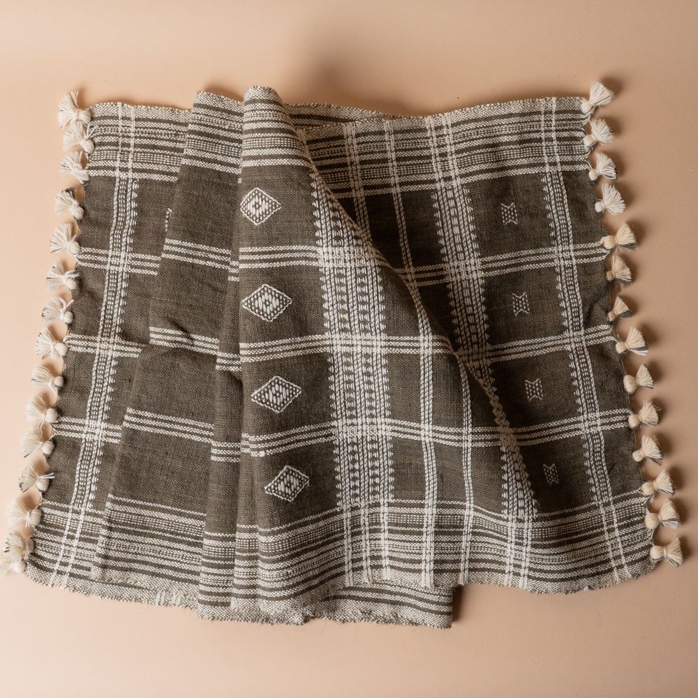 Cedar Bhujodi Table Runner table runner Indaba