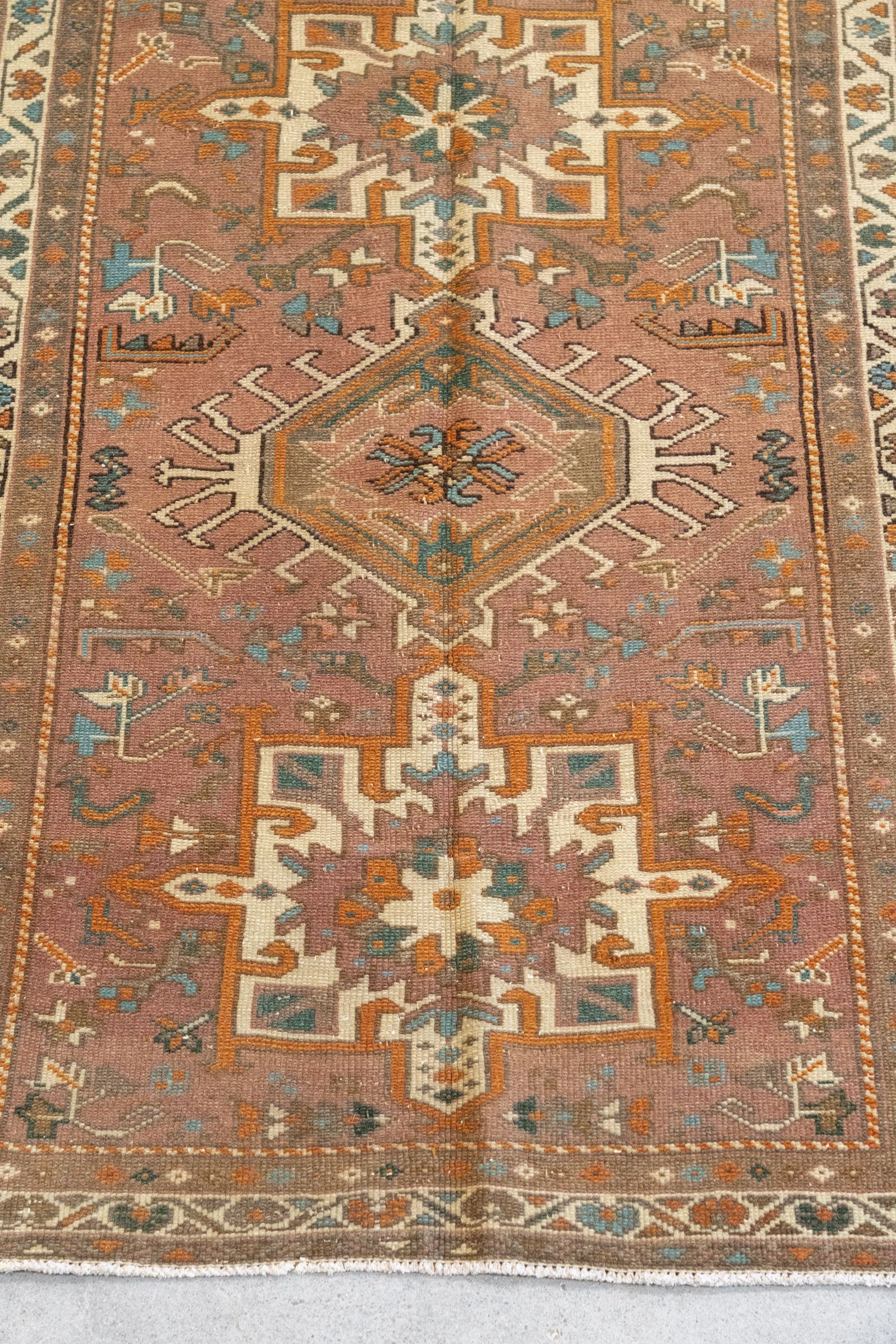 Vintage Heriz Rug 9'6" x 2'8" VINTAGE - rug Rug & Weave Rugs