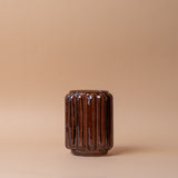 Fluted Glass Pillar Holder/Vase