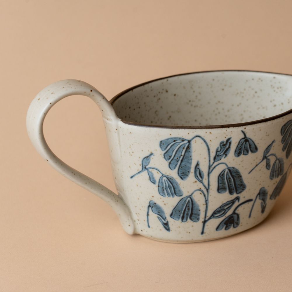 Stoneware Posy Gravy Boat mug DANICA (Faire)
