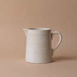 Antique French Ironstone Jug VINTAGE - pitcher Rug and Weave Ironstone Jug by Hoisy & Le Roy