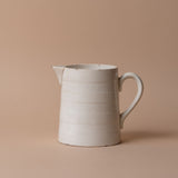 Antique French Ironstone Jug VINTAGE - pitcher Rug and Weave Ironstone Jug by Hoisy & Le Roy