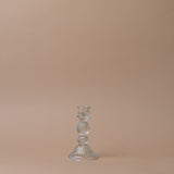 Reeded Glass Candle Holder candle holder Indaba Sage Glass