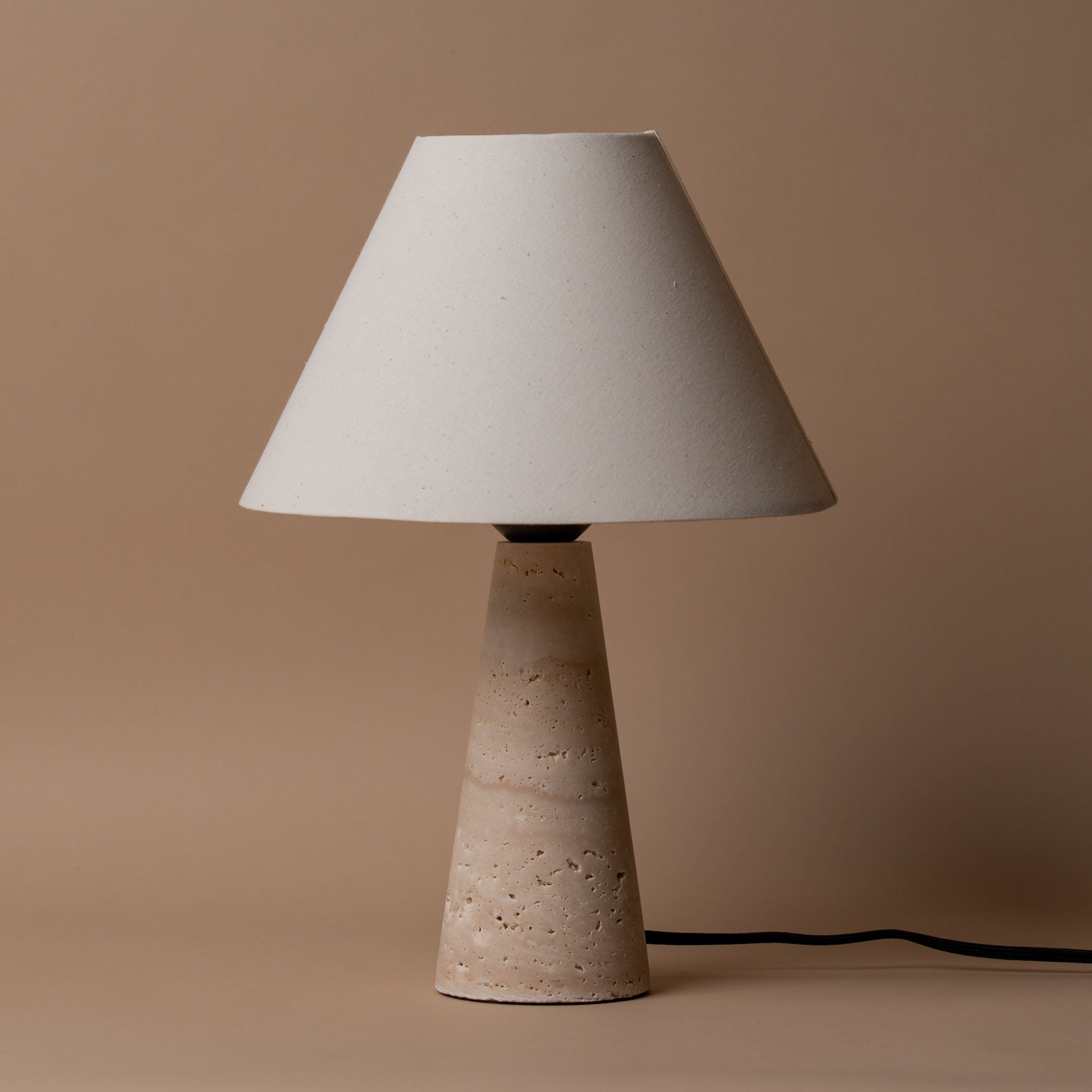 Travertine Table Lamp LIGHITING - table lamp Morel (Faire)