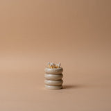 Speckled Ceramic Match Pot matches Mimi & August (Faire) Speckled Grey