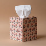 Floral Block Print Tissue Box tissue holder Paper Mirchi (Faire)