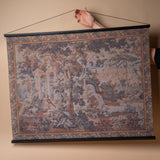 "Le Parc" Linen Print Tapestry