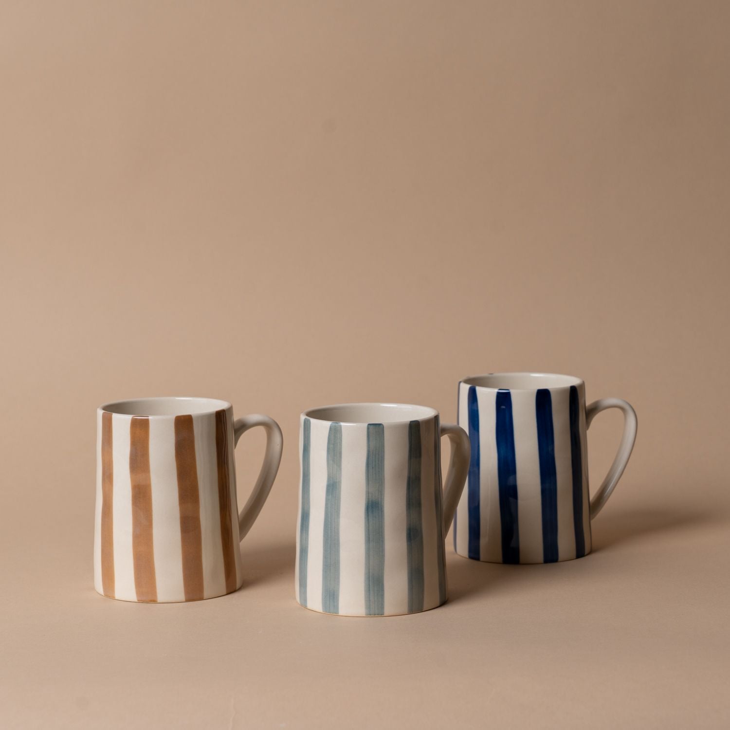 Hand-Painted Stripe Mug – view 2