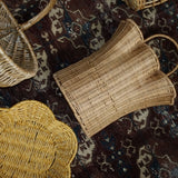 Scallop Rattan Wall Basket basket Hazel Mazel (Design Home)