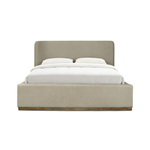 Finley Storage Bed 13 - FURNITURE - bed Style In Form Velvet Sandstorm - Queen