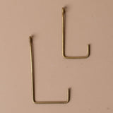 Handmade Brass Single Hook wall hook Fog Linen Work