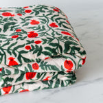 Pomegranate Fleece Throw Blanket blanket Rifle Paper Co. (Faire)
