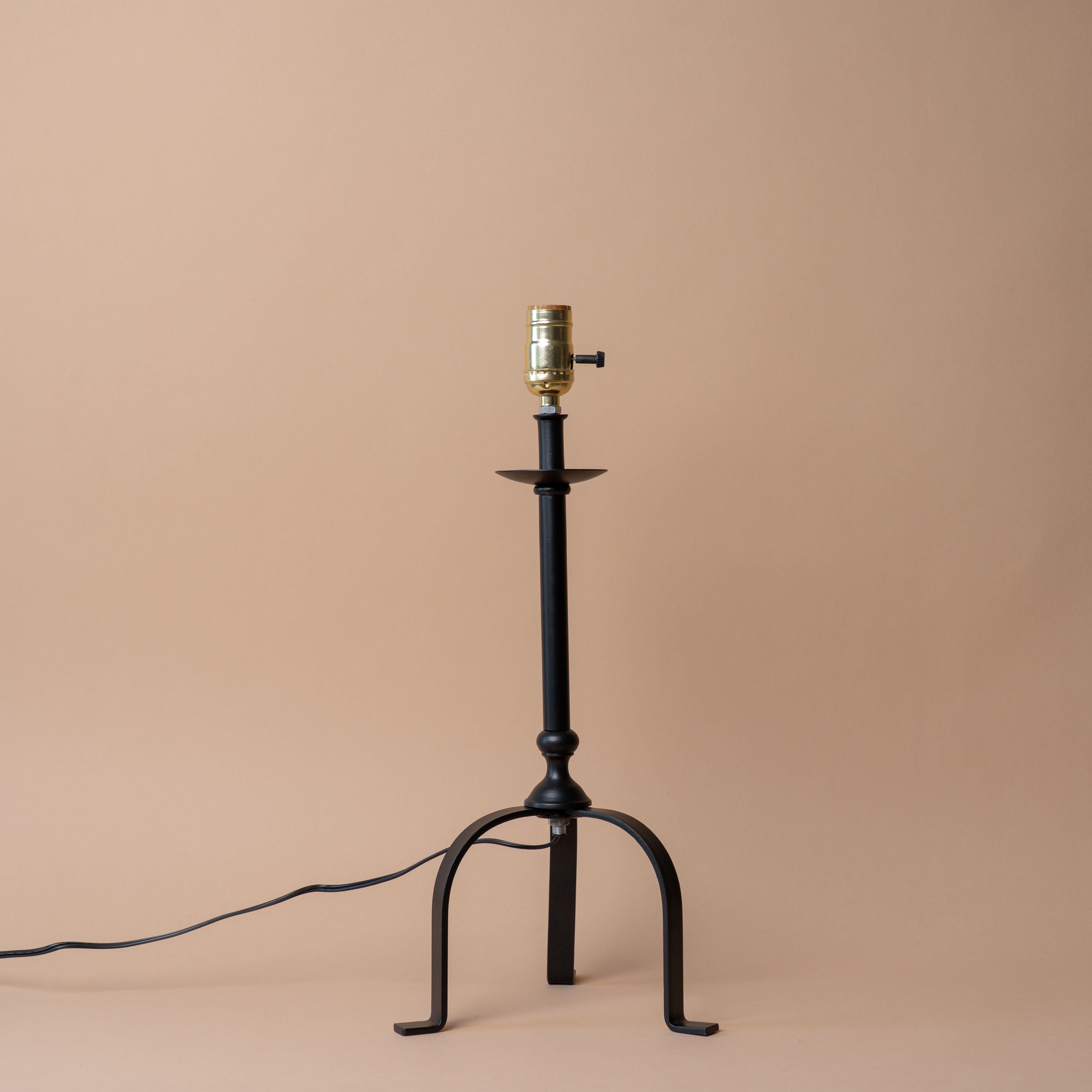Primitive Table Lamp (Base & Shade Sold Separately) Table Lamps Home Collections by Raghu (Faire) Metal Base