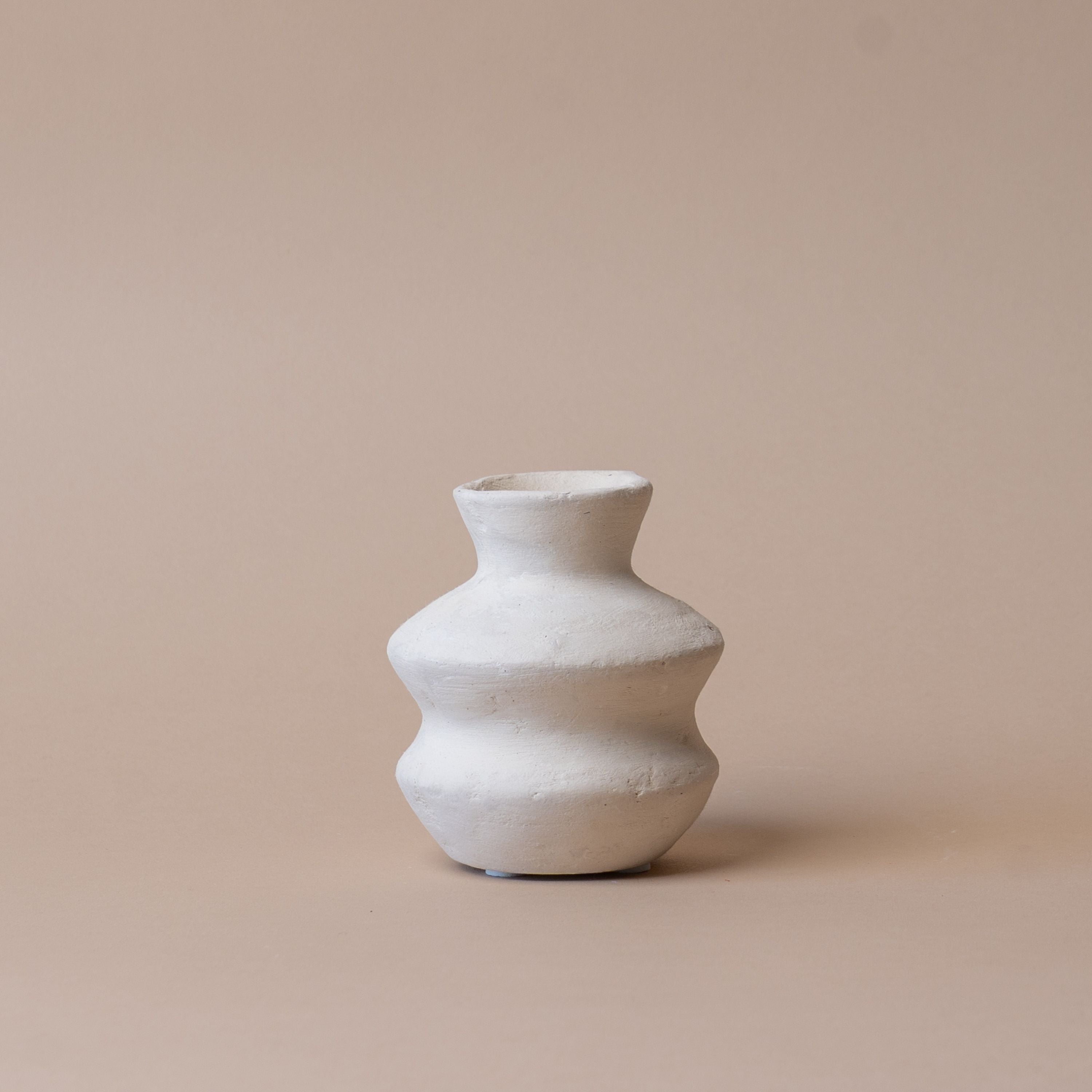 Tiered Paper Mache Bud Vase