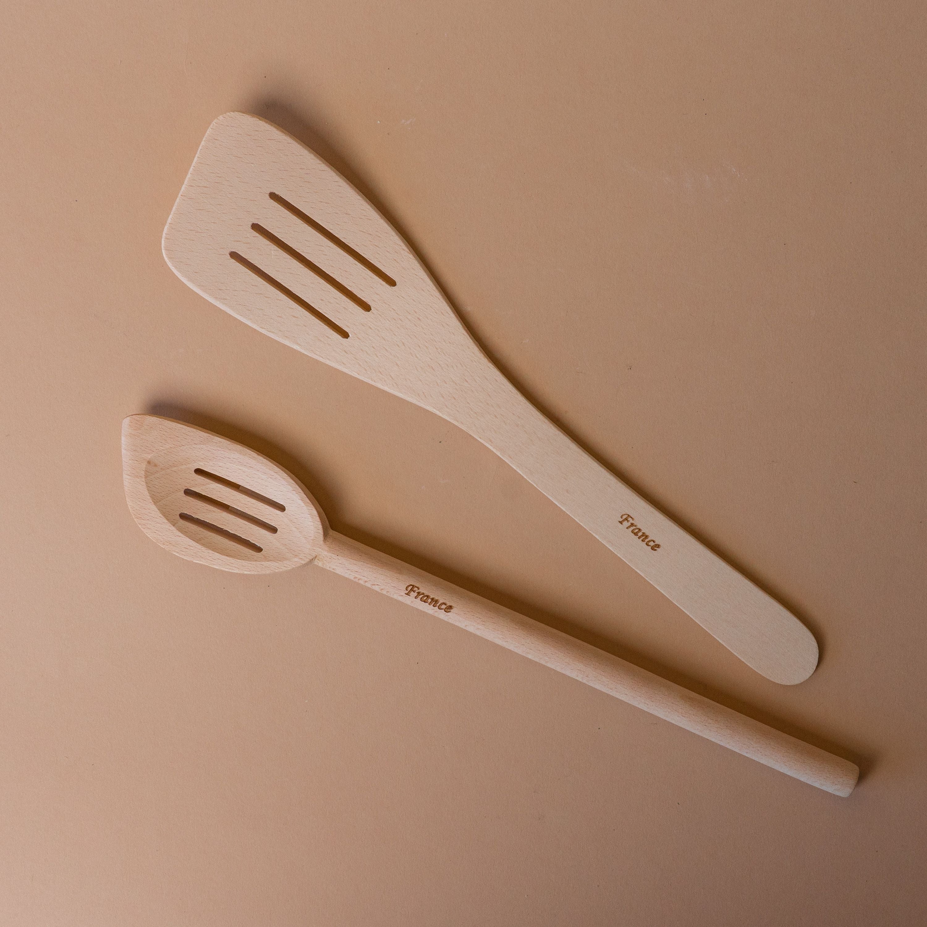 Pointed Beechwood Cooking Spoon – view 2